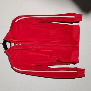VBlue Topic Jacket Small Hoodie Velour Red